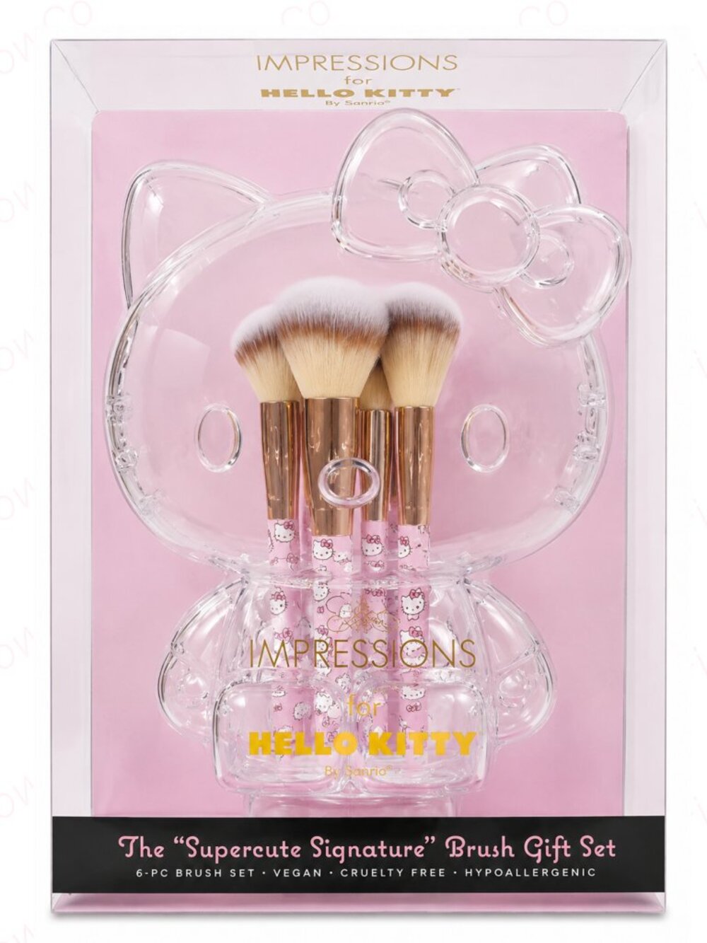 Impressions Vanity x Hello Kitty 6-Pc Makeup Brush Gift Set NIB Sealed